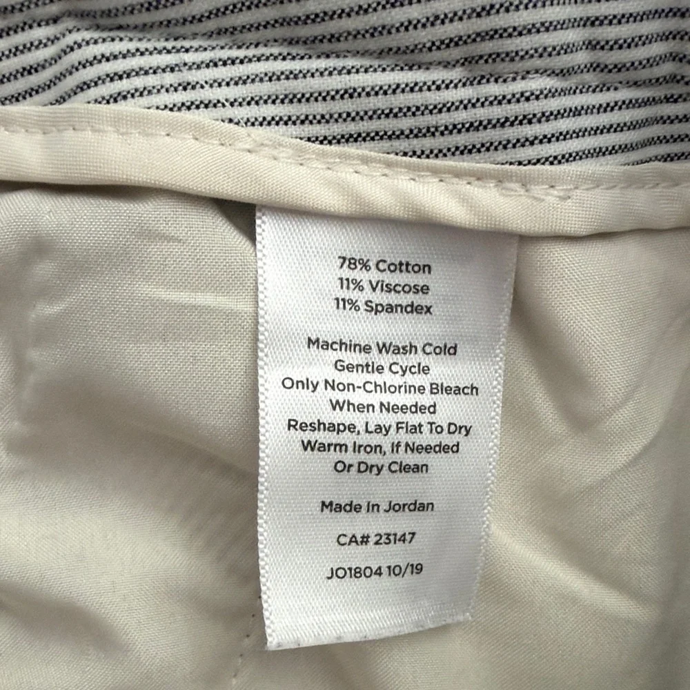 Talbots gray and white Women's Trousers
